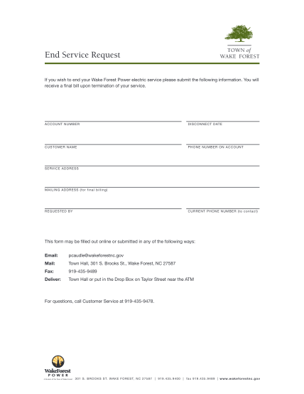 30289968-end-service-request-town-of-wake-forest-nc-wakeforestnc