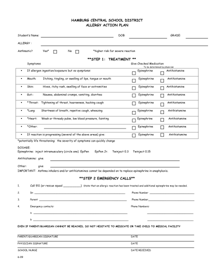 302923023-hamburg-central-school-district-allergy-action-plan-students-name-dob-grade-allergy-asthmatic