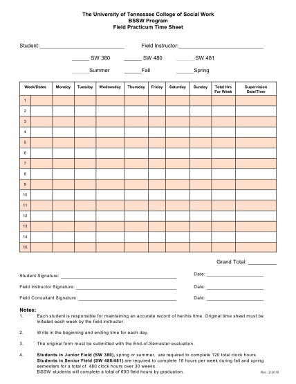 303110096-the-university-of-tennessee-college-of-social-work-bssw-program-field-practicum-time-sheet-student-field-instructor-sw-380-monday-sw-481-summer-weekdates-sw-480-fall-spring-tuesday-wednesday-thursday-friday-saturday-sunday-total-hrs-f