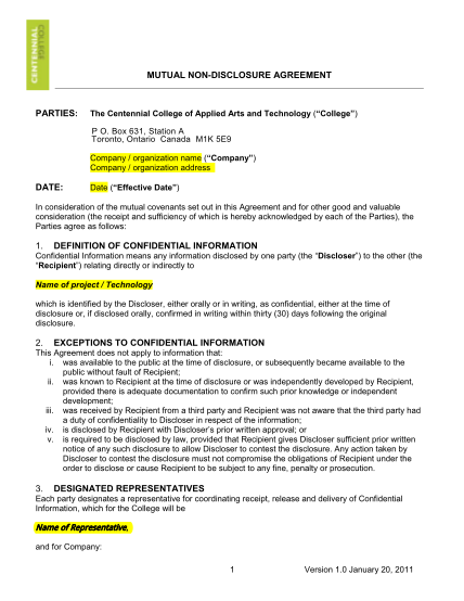 303293365-mutual-non-disclosure-agreement-centennial-college-accc-intellectual-property-toolkit-collegesinstitutes