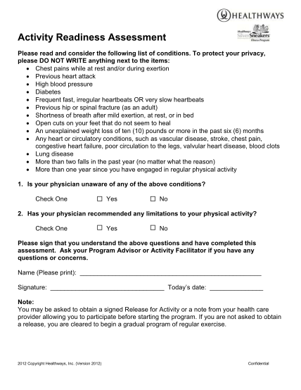 30342265-a-printable-readiness-assessment-and-physical-activity-waiver