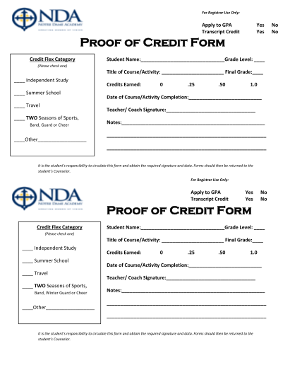 304183805-apply-to-gpa-yes-no-proof-of-credit-form-ndaorg