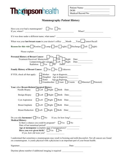 304703554-mammography-female-patient-history-form