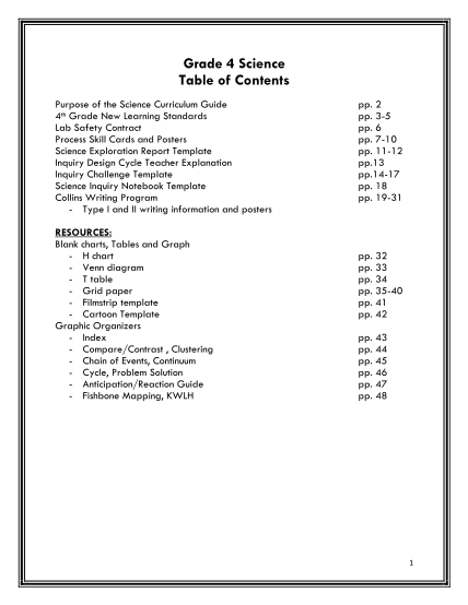 305011628-grade-4-science-table-of-contents-rayen-high-school