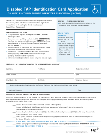 305245-fillable-disabled-tap-identification-card-application-form-fapinfo