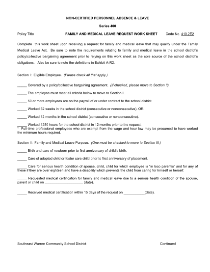 306401684-policy-title-family-and-medical-leave-request-work-sheet-code-se-warren-k12-ia