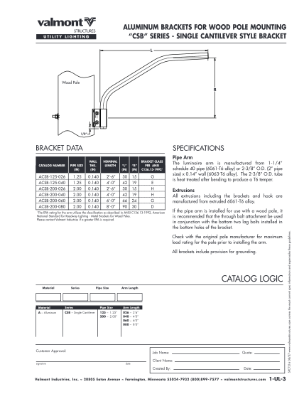 306502632-csb-series-single-cantilever-style-bracket