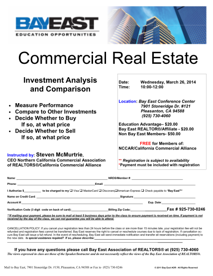 306706546-commercial-real-estate-investment-analysis-and-comparison-date-time-wednesday-march-26-2014-10001200-location-bay-east-conference-center-7901-stoneridge-dr