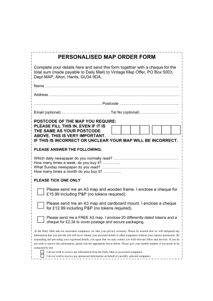 30721033-daily-mail-map-offer-order-form
