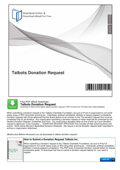 307858245-talbots-donation-request