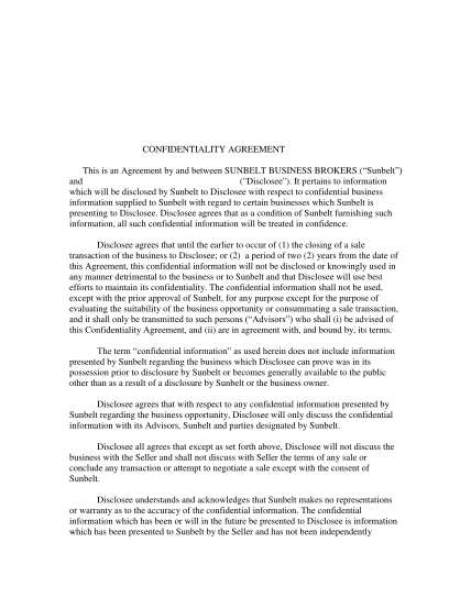 307912714-confidentiality-agreement-sunbelt-network-of-pennsylvania