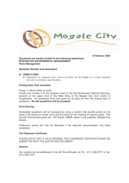 308476303-8-february-2006-quotations-are-hereby-invited-for-the-mogalecity-gov