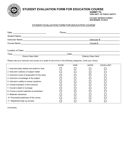 30850707-student-evaluation-form-for-education-course-iowa-department-of