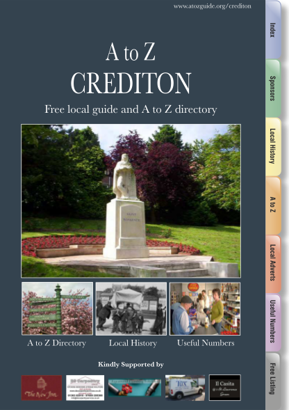 308785312-indexindex-a-to-z-crediton-atozguide