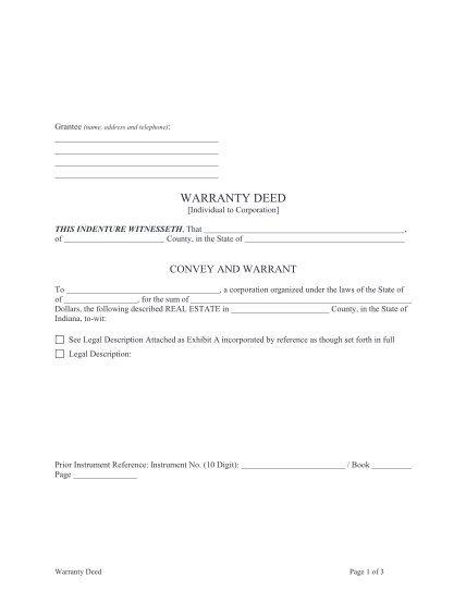3088589-fillable-indiana-warranty-deed-form