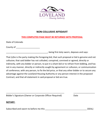 309008372-non-collusive-affidavit-loveland-housing-authority-lovelandhousing