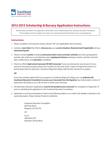 309184103-2012-2013-scholarship-amp-bursary-application-instructions-southeastcollege