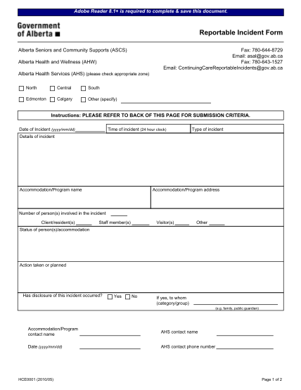 309779888-reportable-incident-report-form-used-by-facilities-providing-accommodations-to-albertans-when-reporting-an-incident-at-the-facility-to-alberta-health-and-wellness-andor-alberta-seniors-and-community-supports-extcontent-covenanthealth