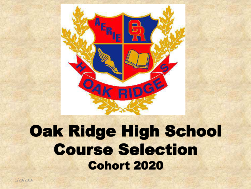 309922799-oak-ridge-high-school-course-selection-cohort-2019