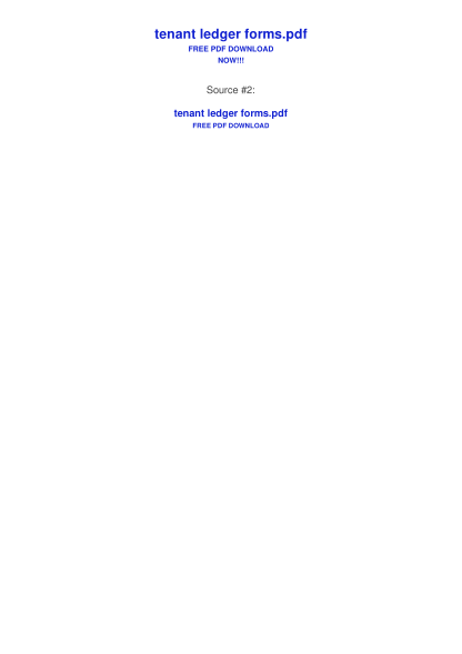 310664911-tenant-ledger-forms-bing-pdf-links
