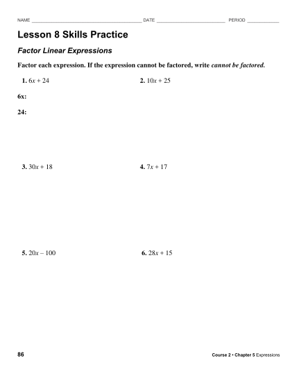 310742546-lesson-8-skills-practice-factor-linear-expressions-answer-key
