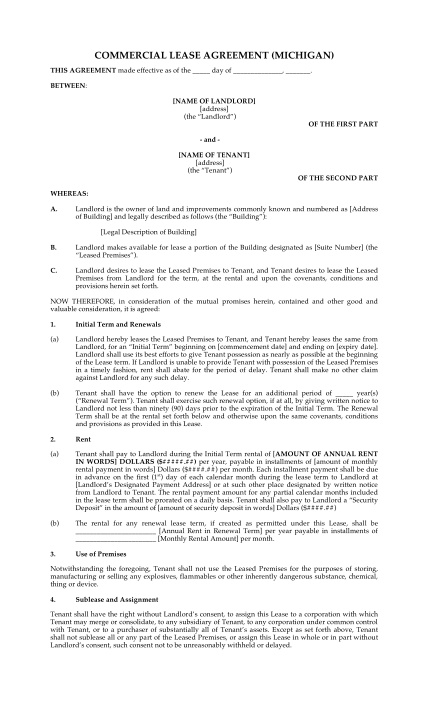 19 Land Lease Agreement For Livestock - Free To Edit, Download & Print ...