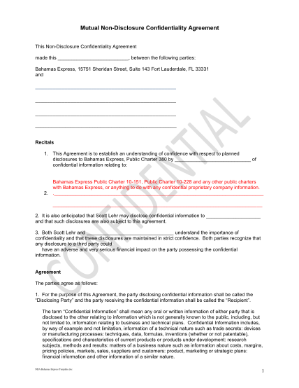 312176348-mutual-non-disclosure-confidentiality-agreement-bahamas-express