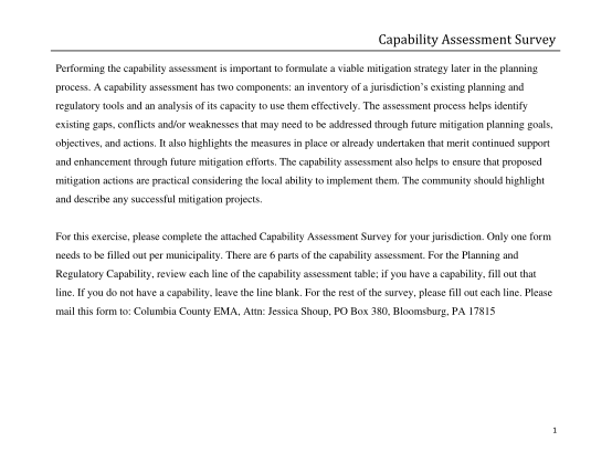 313099758-capability-assessment-survey-columbia-county-pennsylvania-ema-columbiapa