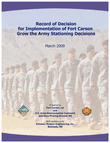 313564628-record-of-decision-for-the-implementation-of-fort-carson-grow-the-army-stationing-decisions-aec-army