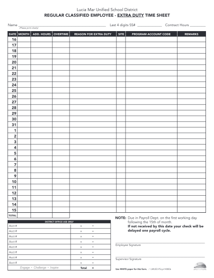 62 basic monthly timesheet template page 2 - Free to Edit, Download ...