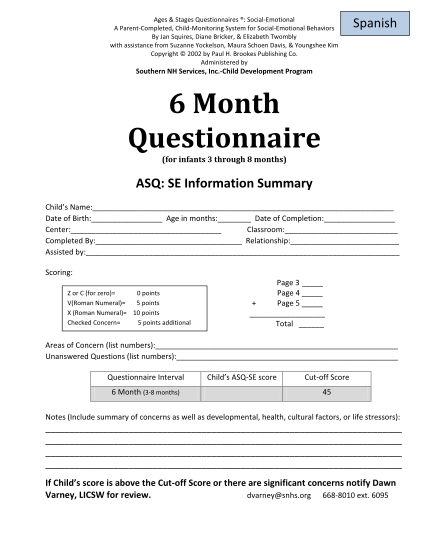313808589-6-month-questionnaire-snhs-child-development-program
