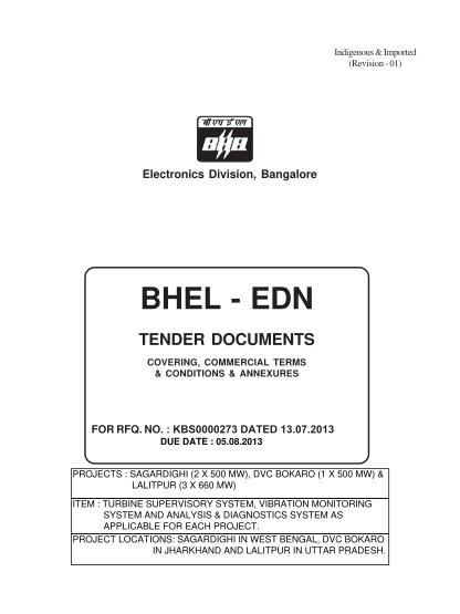 31393424-bhel-edn-tender-documents-bharat-heavy-electricals-ltd