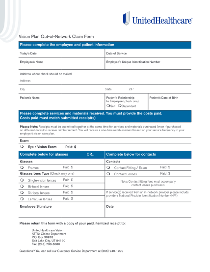 31411015-vision-plan-out-of-network-claim-form-unitedhealthcare