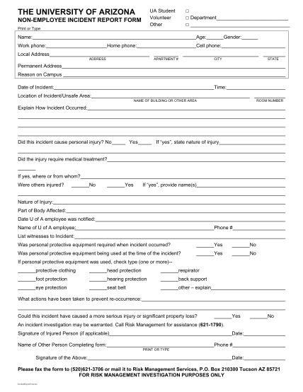 19 employee incident report template - Free to Edit, Download & Print ...