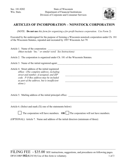 31583866-form-102-articles-of-incorporation-nonprofitpdf-find-laws