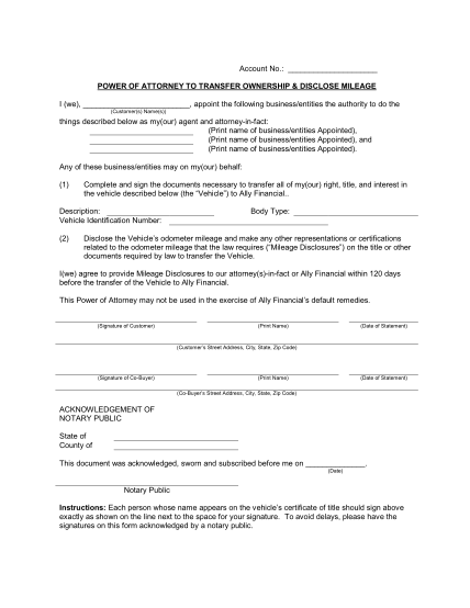 31637391-fillable-ally-financial-power-of-attorney-form