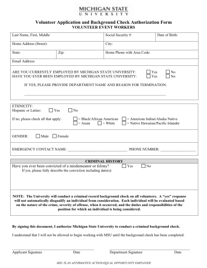 71 pre employment background check authorization form page 4 - Free to  Edit, Download & Print | CocoDoc