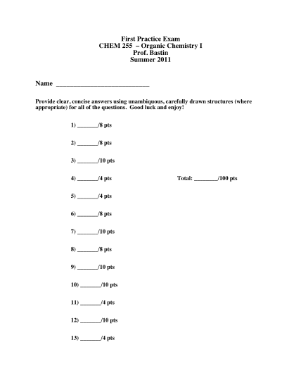 316844500-first-practice-exam-chem-255-organic-chemistry-i-prof