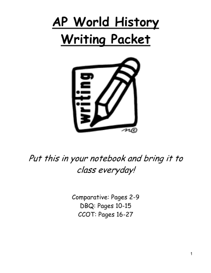 317217982-ap-world-history-writing-packet-forest-hills-high-school