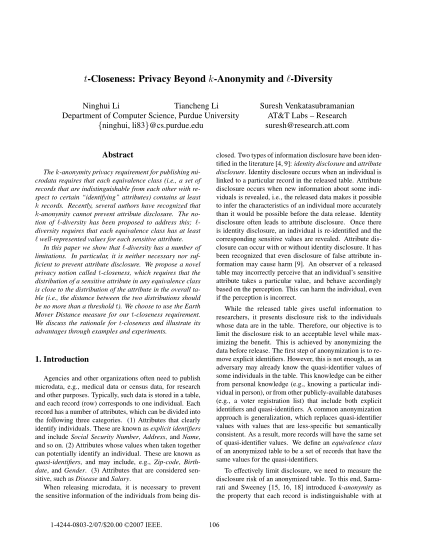 31735990-t-closeness-privacy-beyond-k-anonymity-and-l-diversity-ieee-xplore