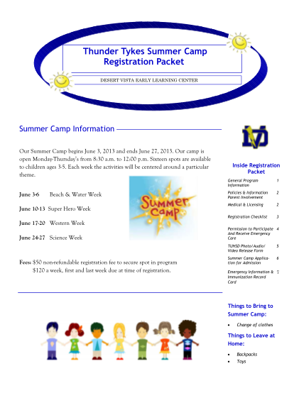 318027149-thunder-tykes-summer-camp-registration-packet