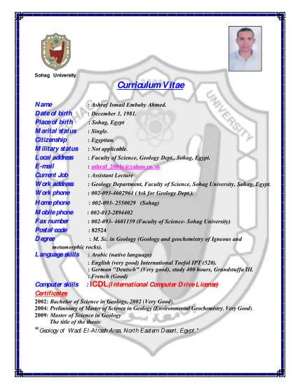 318501133-sohag-university-curriculum-vitae-sohag-univ-edu