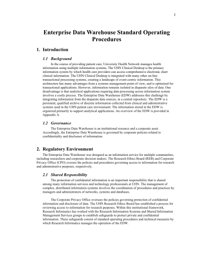 318620632-enterprise-data-warehouse-standard-operating-procedures-uhnresearch