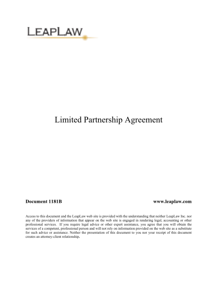 31884305-agreement-of-limited-partnership-leaplaw
