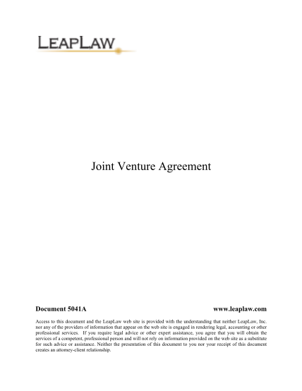 31884399-joint-venture-agreement-document-5041a-www