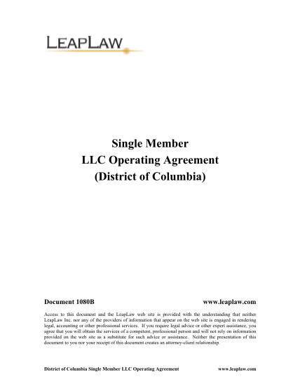 31884425-single-member-llc-operating-agreement-district-of-leaplaw