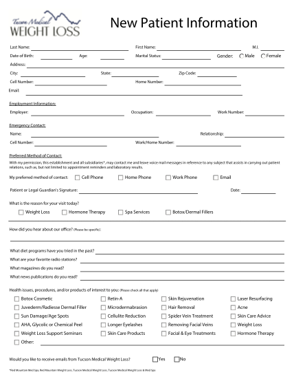 318935748-new-patient-paperwork-tucson-medical-weight-loss