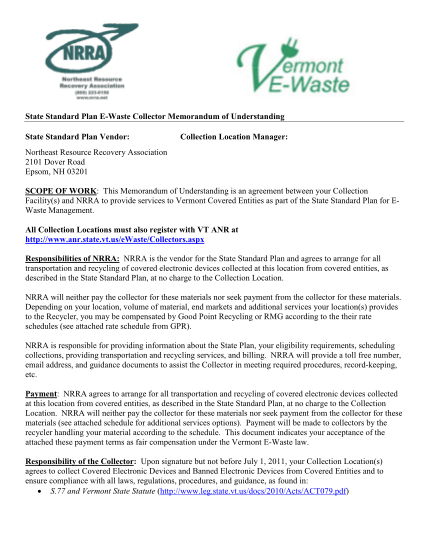 318999150-state-standard-plan-e-waste-collector-memorandum-of