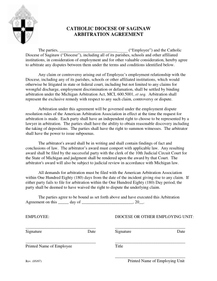 319142978-barbitrationb-agreement-for-employee-handbook-diocese-of-saginaw