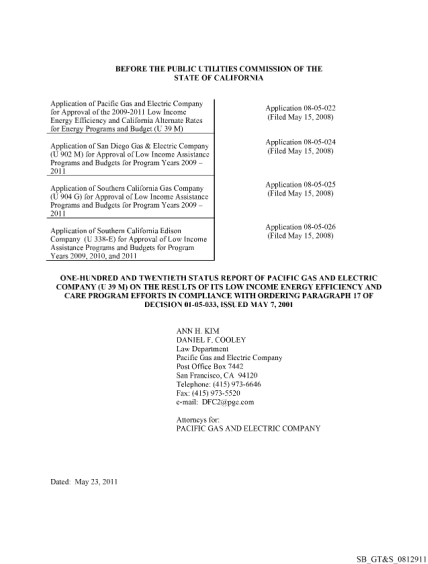 319317798-one-hundred-and-twentieth-status-report-of-pacific-gas-and-electric-ftp2-cpuc-ca